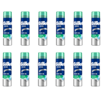 Gillette Series Sensitive Skin Shaving Gel 200ml - Pack of 12