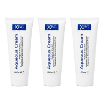 XBC Aqueous Dry Skin Body Cream Tube 100ml - Pack of 3