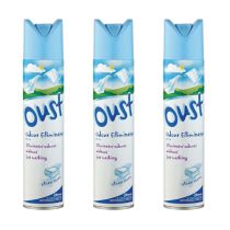 Oust Odour Eliminator Clean Scent Air Freshener Spray 300ml - Pack of 3