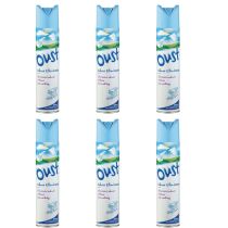 Oust Odour Eliminator Clean Scent Air Freshener Spray 300ml - Pack of 6