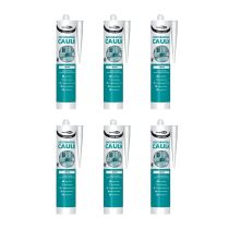 Bond It Caulk-Mate White Decorators Sealant Caulk 310ml - Pack of 6