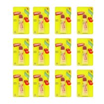 Carmex Cherry Moisturising Lip Balm Tube SPF 15 10g - Pack of 12