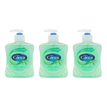 Cussons Carex Aloe Vera Antibacterial Hand Wash 250ml - Pack of 3