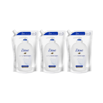 Dove Caring Liquid Hand Wash Refill 500ml pouch on white background

