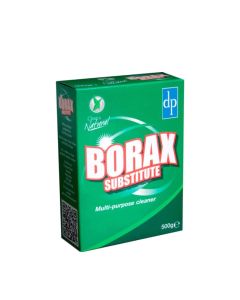 Dri Pak Borax Substitute Multipurpose Cleaner 500g box on a kitchen counter
