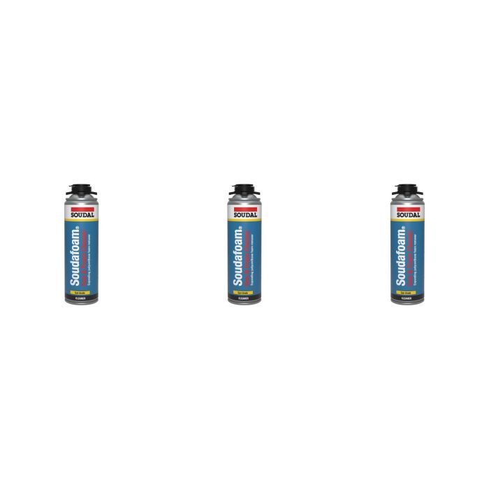 Soudal Soudafoam Gun & Foam Cleaner 500ml - Pack of 3