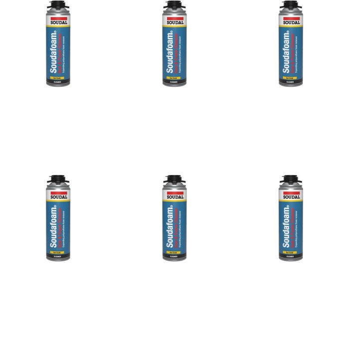 Soudal Soudafoam Gun & Foam Cleaner 500ml - Pack of 6