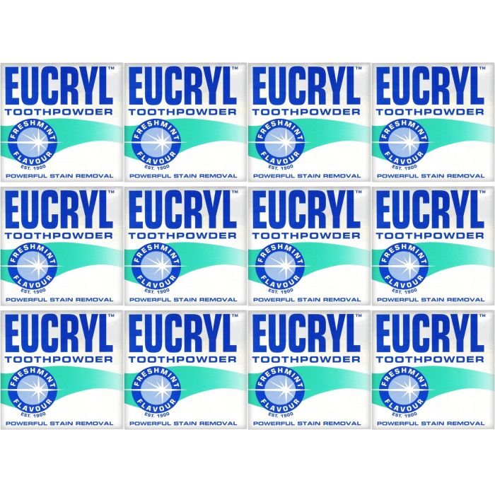 Eucryl ToothPowder Freshmint Flavour 50g - Pack of 12