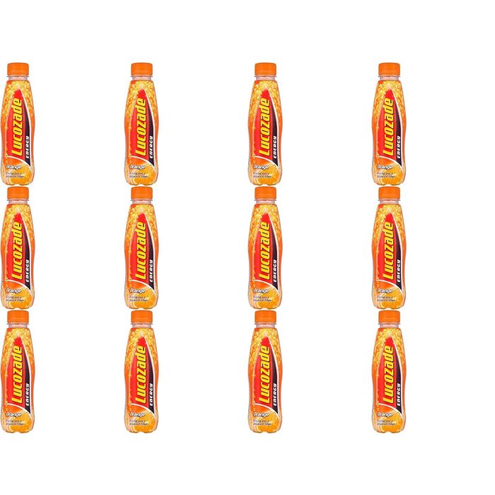 Lucozade Energy Drink Orange 380ml - Pack of 12
