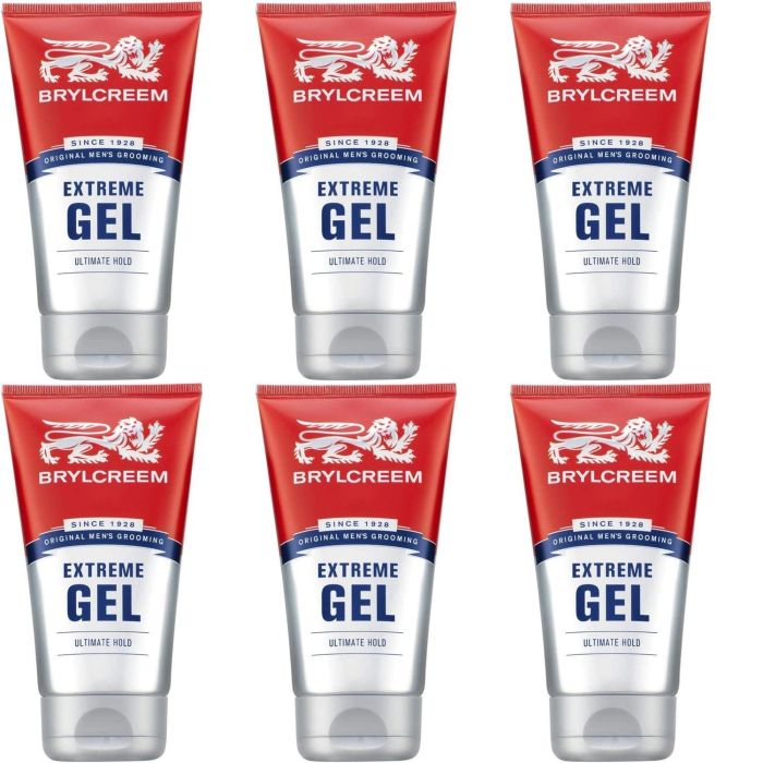 Brylcreem Orignal Men's Grooming Extreme Gel Ultimate Hold 150 ml - Pack of 6