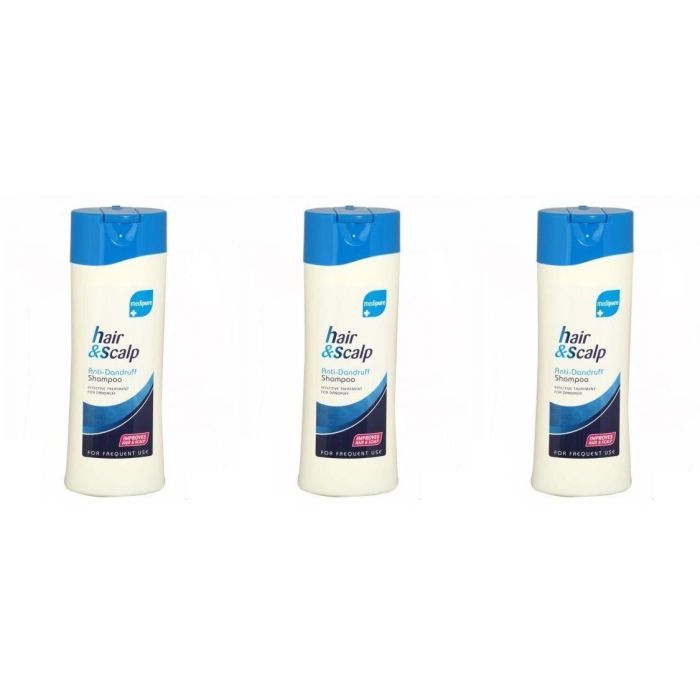 Medipure Hair and Scalp Anti-Dandruff Shampoo 400ml - Pack of 3