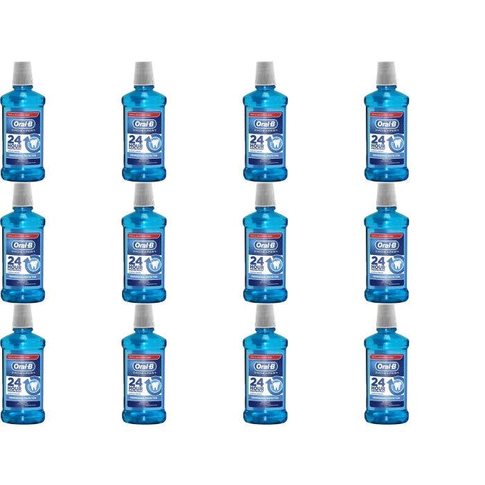 Oral B Mouthwash Pro Expert Multi Protection Clean Mint 500ml - Pack of 12