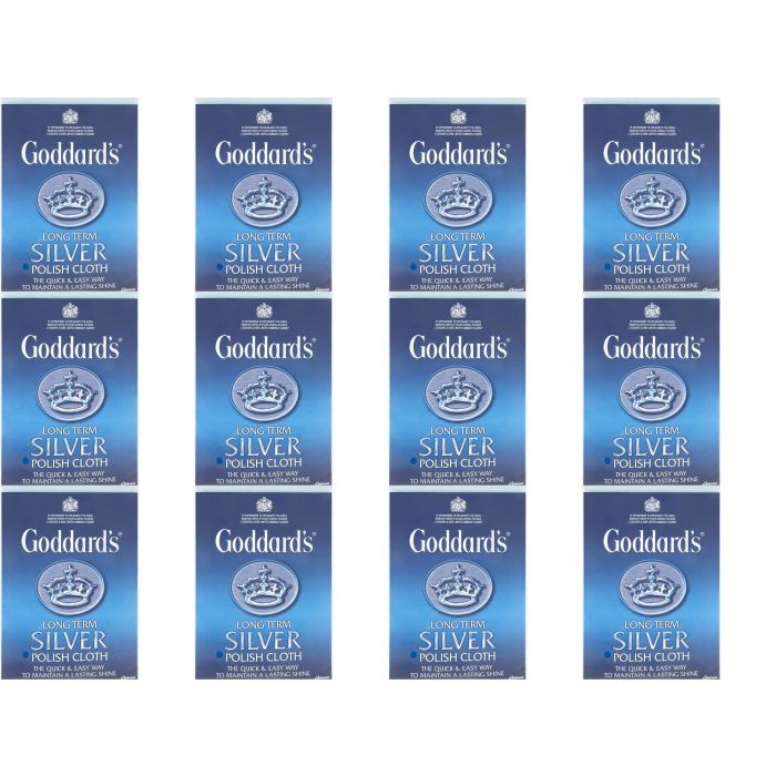 Goddards Long Term Silver Polish Cloth - Pack of 12