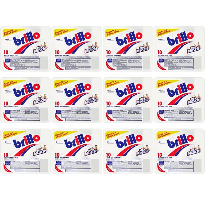 Brillo Soap Pads 10 pack - Pack of 12