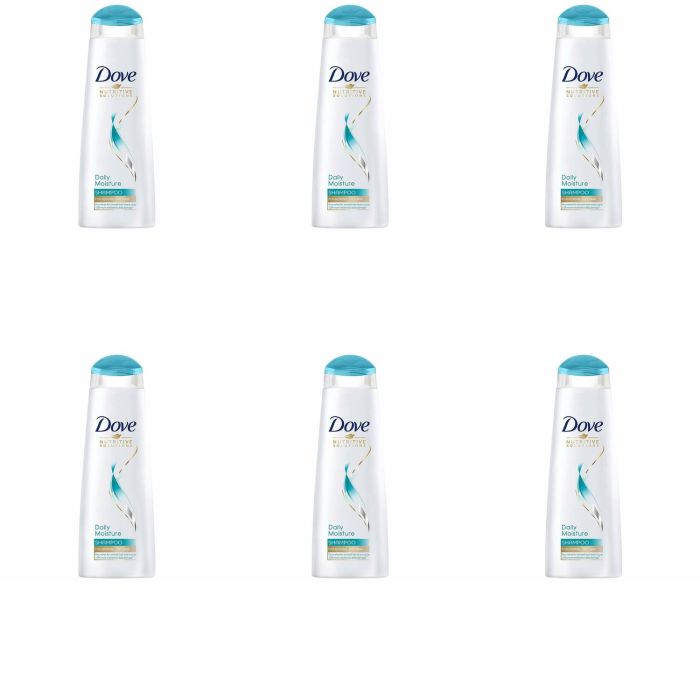 Dove Daily Moisture Shampoo 250ml - Pack of 6