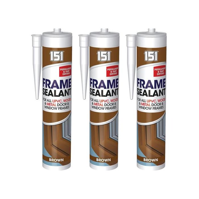 151 Brown Frame Sealant For Permanent and Fast Drying 280ML - Pack of 3