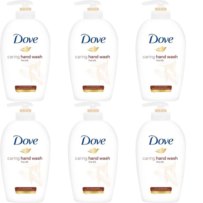 Dove Caring Hand Wash Fine Silk 250ml - Pack of 6