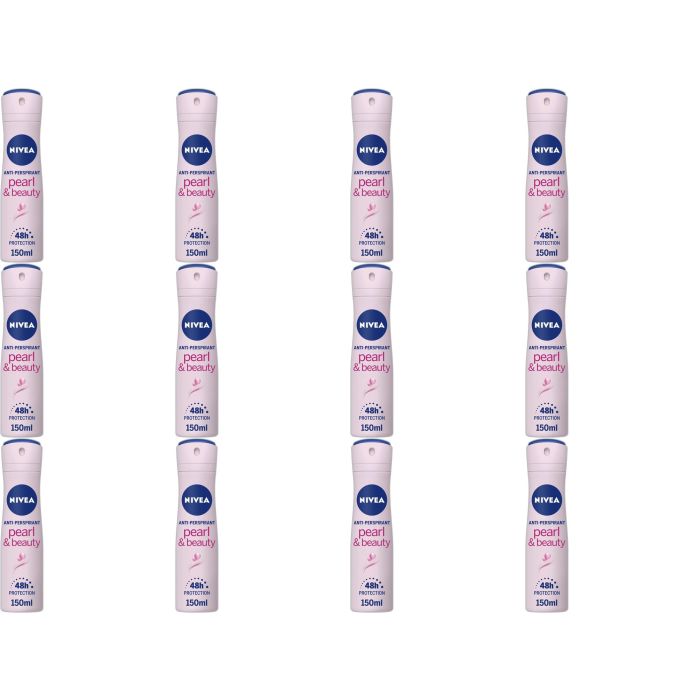 Nivea Pearl and Beauty Deodorant 150ml - Pack of 12