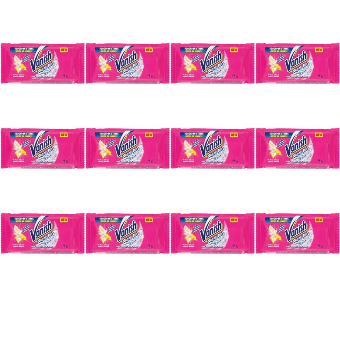 Vanish Stain Remover Bar Super Bar 75g - Pack of 12