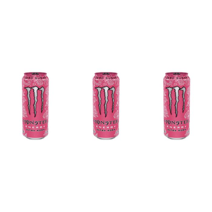 Monster Energy Drink Ultra Rosa 500ml - Pack of 3