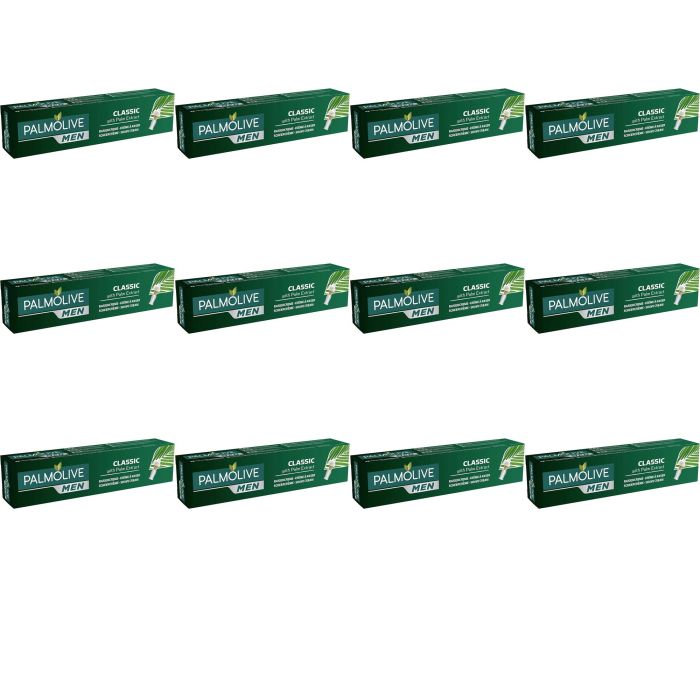 Palmolive Classic Lather Shave Cream with Palm Extract 100ml - Pack of 12