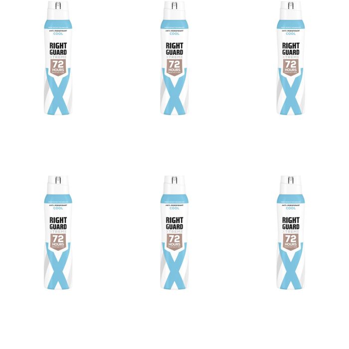 Right Guard Women Xtreme Cool Anti-Perspirant Deodorant 150ML - Pack of 6
