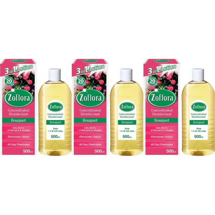 Zoflora 3in1 Action Concentrated Disinfectant Bouquet 500ML