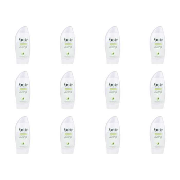 Simple Kind to Skin Refreshing Shower Gel 250ml - Pack of 12