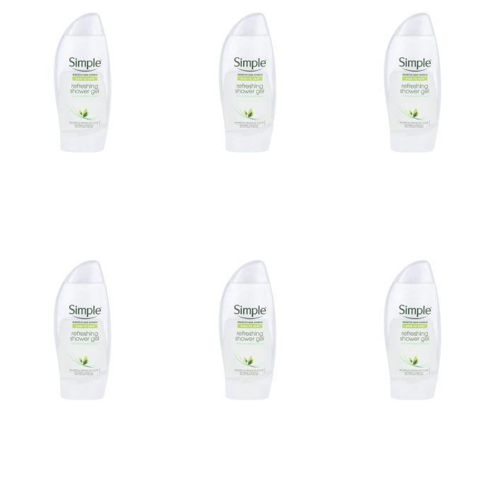 Simple Kind to Skin Refreshing Shower Gel 250ml - Pack of 6