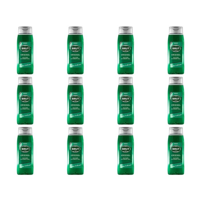 Brut Original ALL-IN-ONE Shower gel for Hair & Body 500ml - Pack of 12