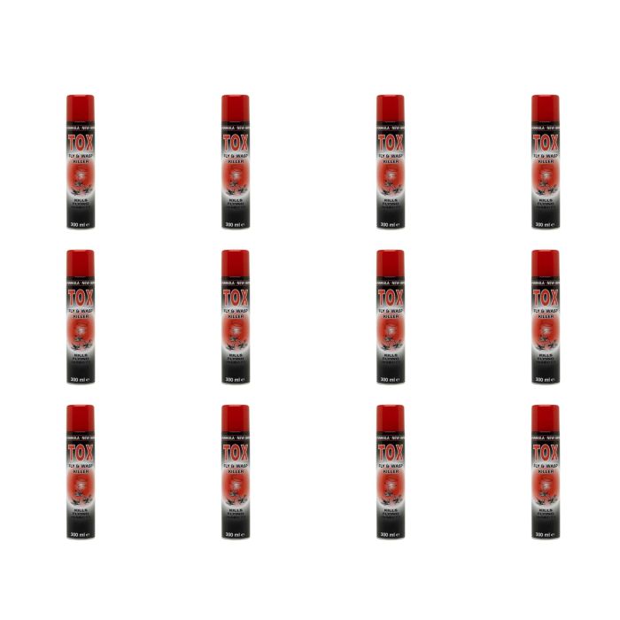 Tox Fly & Wasp Killer 300ml - Pack of 12