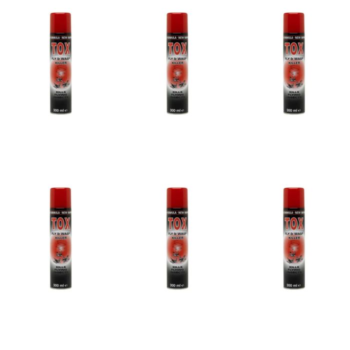 Tox Fly & Wasp Killer 300ml - Pack of 6