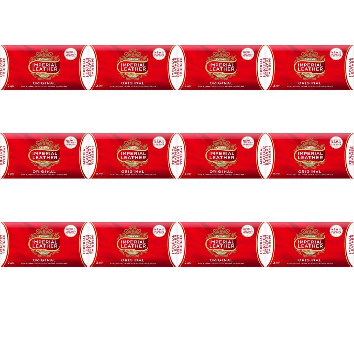 Imperial Leather Original Bar Soap 200g (2x100g) - Pack of 12