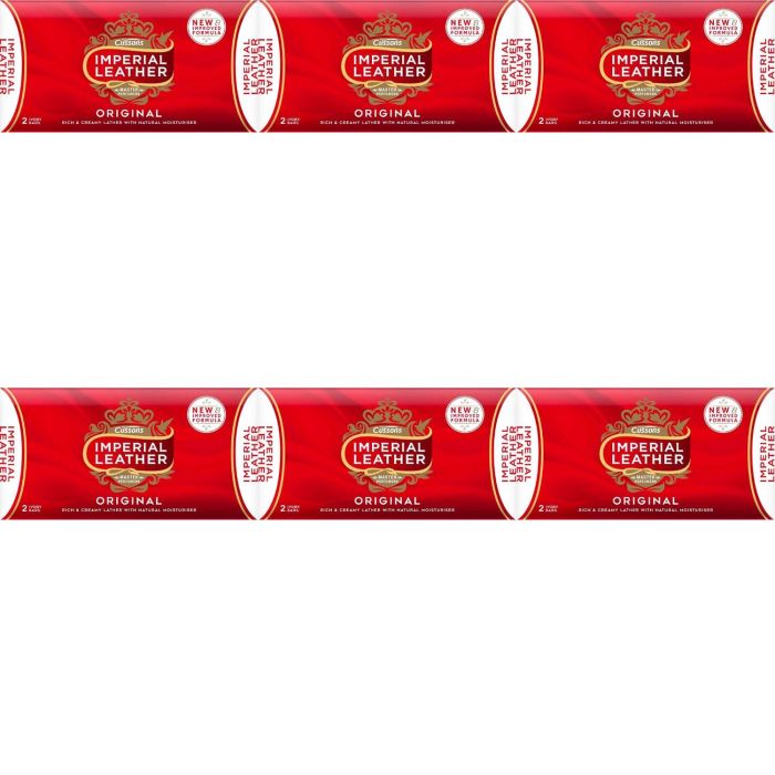 Imperial Leather Original Bar Soap 200g (2x100g) - Pack of 6