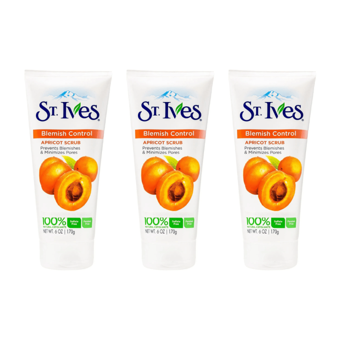 St. Ives Blemish Control Apricot Scrub 170g - Pack of 3
