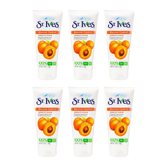 St. Ives Blemish Control Apricot Scrub 170g - Pack of 6