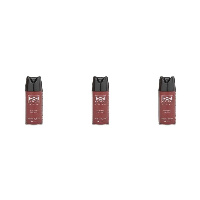 Rapport Original Body Spray 150ml - Pack of 3