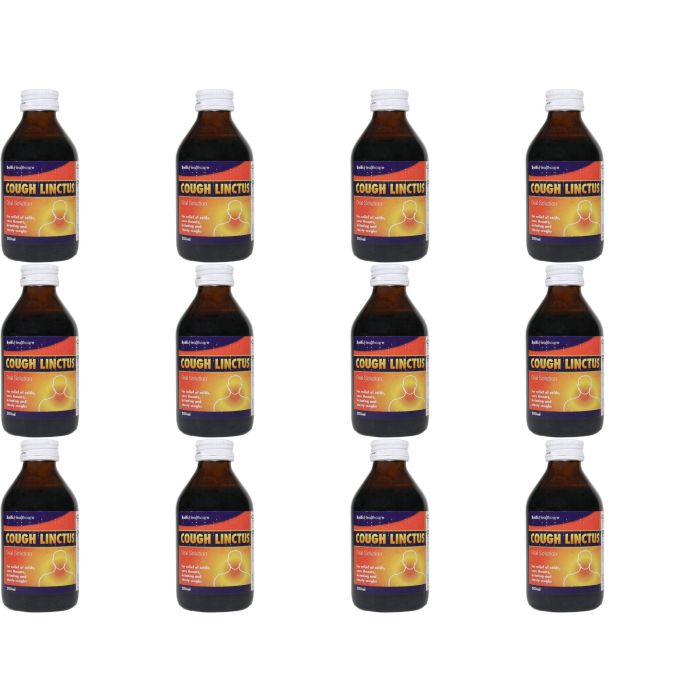 Bell's Healthcare Linctus Cough Syrup Oral Solution 200ml - Pack of 12