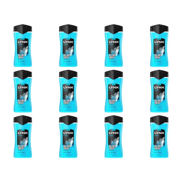 Lynx Ice Chillower Gel 250ml - Pack of 12