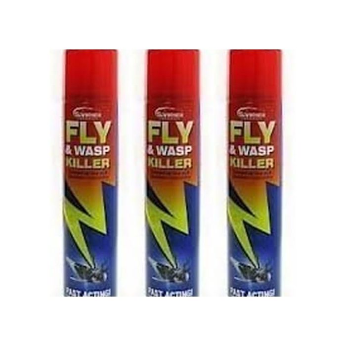 Sanmex Fly and Wasp Killer Spray 300ML - Pack of 3
