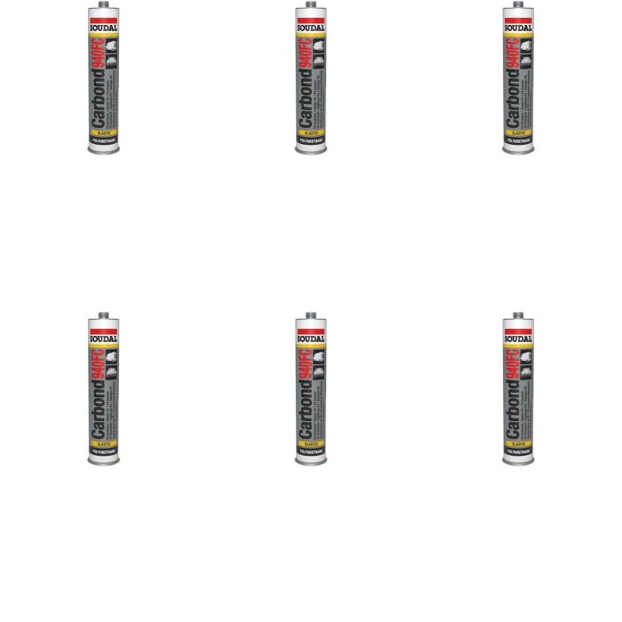 Soudal SDCB940BL 940FC Carbond Black 310ml - Pack of 6