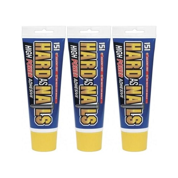Hard As Nails Interior 180ml Blue Tube - Pack of 3