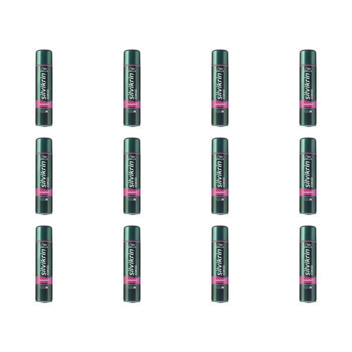 Wella Silvikrin Classic Hairspray Maximum Hold 250ml - Pack of 12
