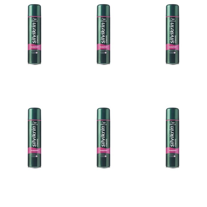 Wella Silvikrin Classic Hairspray Maximum Hold 250ml - Pack of 6