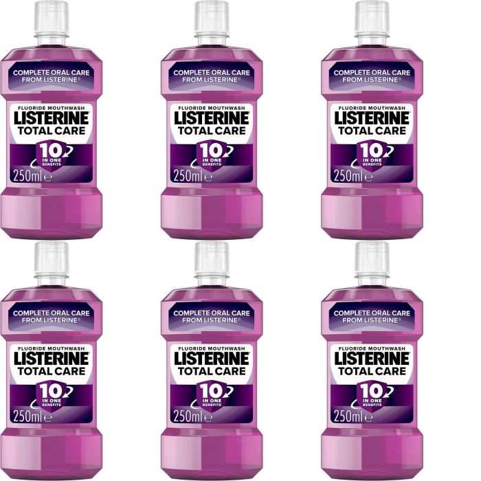 Listerine Total Care Mouthwash 250ml - Pack of 6