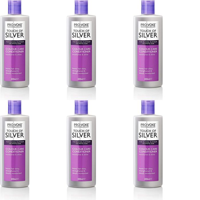 PROVOKE Touch of Silver Colour Care Conditioner 200ml - Pack of 6