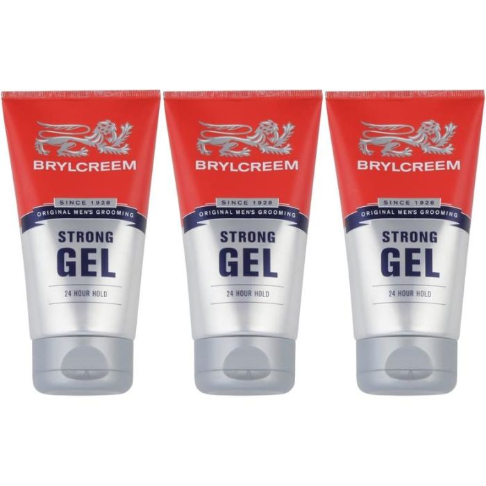 Brylcreem Strong Hold Hair Gel 150ml - Pack of 3