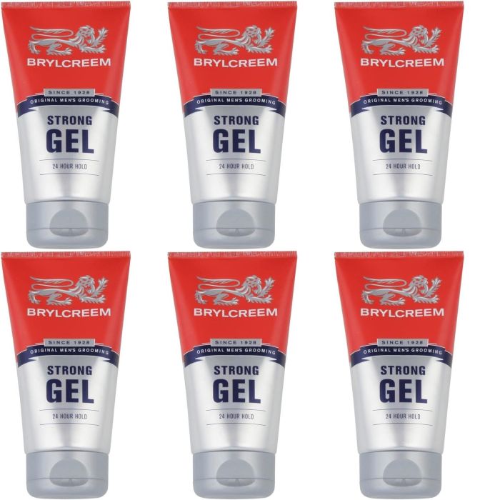 Brylcreem Strong Hold Hair Gel 150ml - Pack of 6