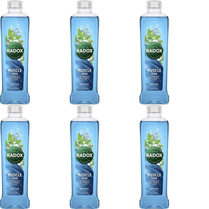 Radox Bath Muscle Soak 500ml - Pack of 6