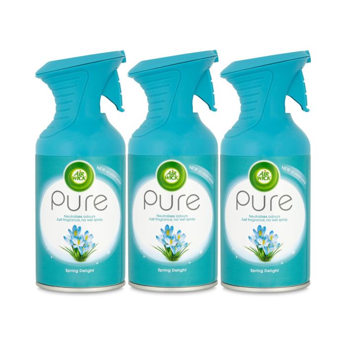 Airwick Pure Aerosol Spray Air Freshener Spring Delight 250ml 
